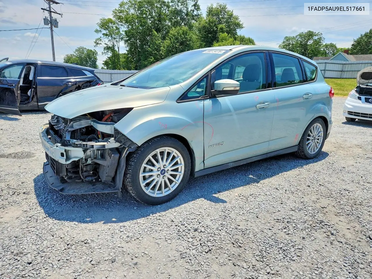 2014 Ford C-Max Se VIN: 1FADP5AU9EL517661 Lot: 59015476