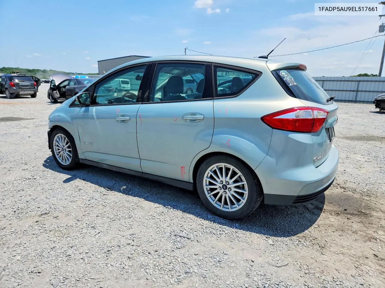 2014 Ford C-Max Se VIN: 1FADP5AU9EL517661 Lot: 59015476