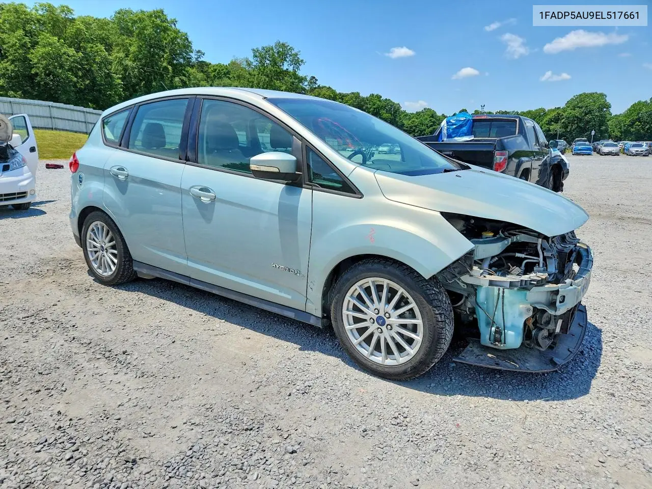 2014 Ford C-Max Se VIN: 1FADP5AU9EL517661 Lot: 59015476