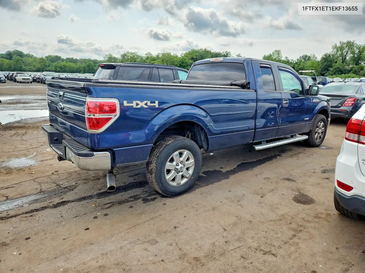 2014 Ford F150 Super Cab VIN: 1FTFX1ET1EKF13655 Lot: 61774246