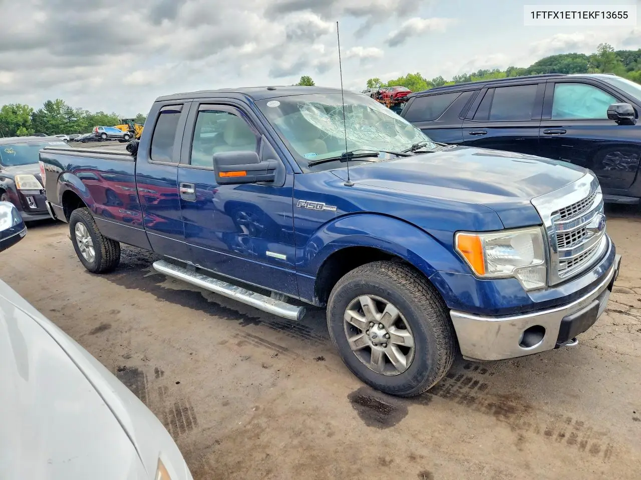 2014 Ford F150 Super Cab VIN: 1FTFX1ET1EKF13655 Lot: 61774246