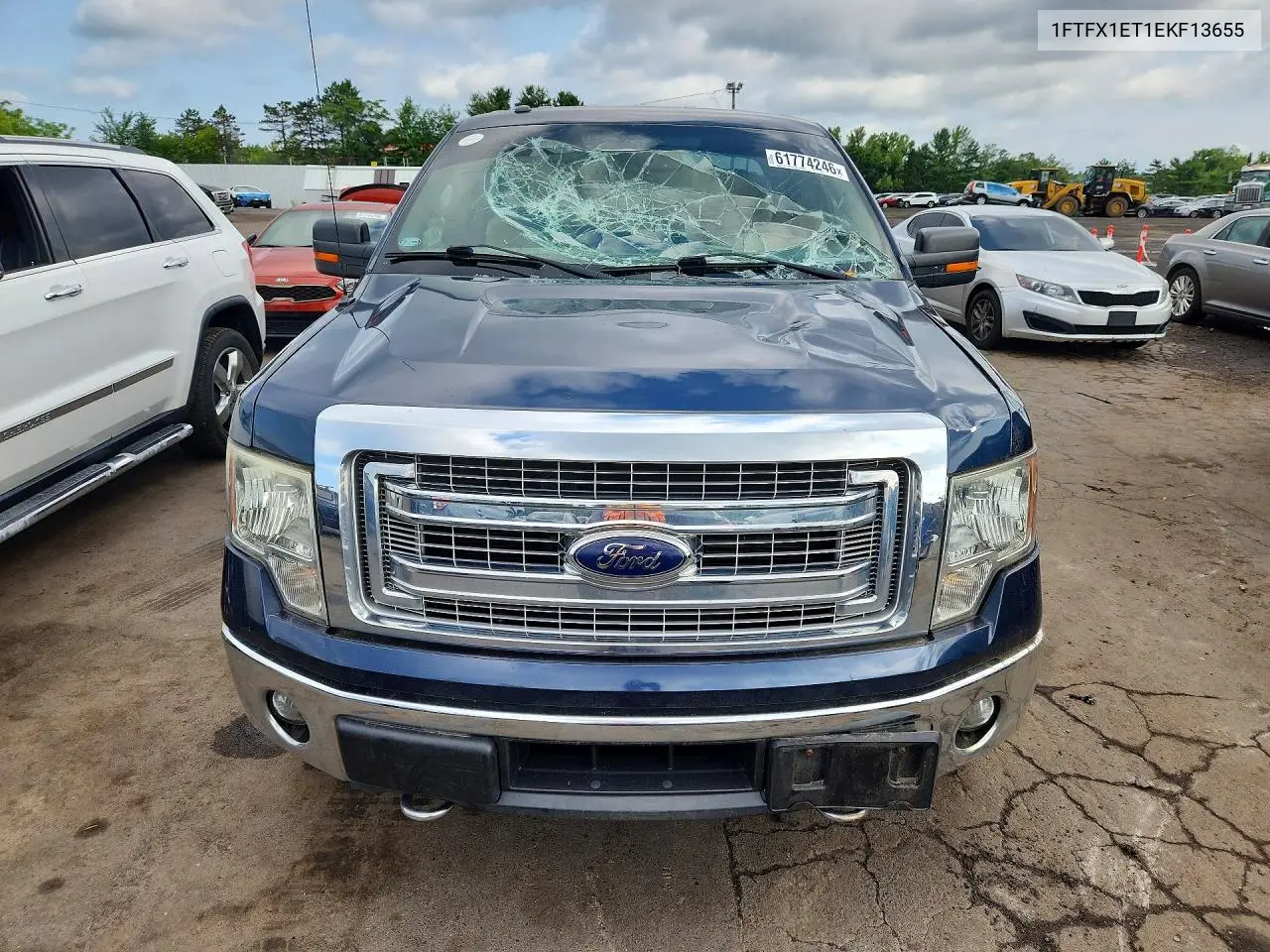 2014 Ford F150 Super Cab VIN: 1FTFX1ET1EKF13655 Lot: 61774246