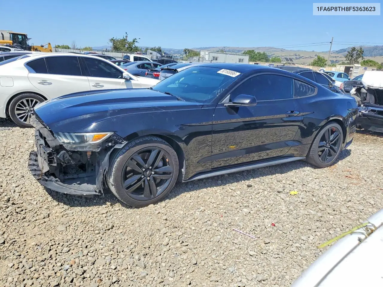 2015 Ford Mustang VIN: 1FA6P8TH8F5363623 Lot: 50168886
