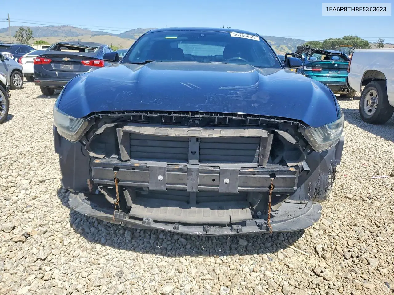 2015 Ford Mustang VIN: 1FA6P8TH8F5363623 Lot: 50168886