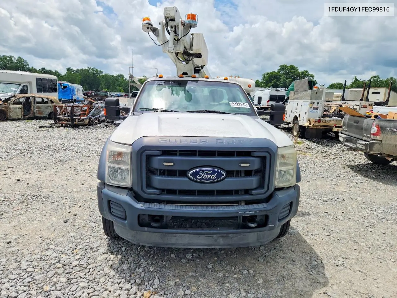 2015 Ford F450 Super Duty Bucket Truck VIN: 1FDUF4GY1FEC99816 Lot: 53719356