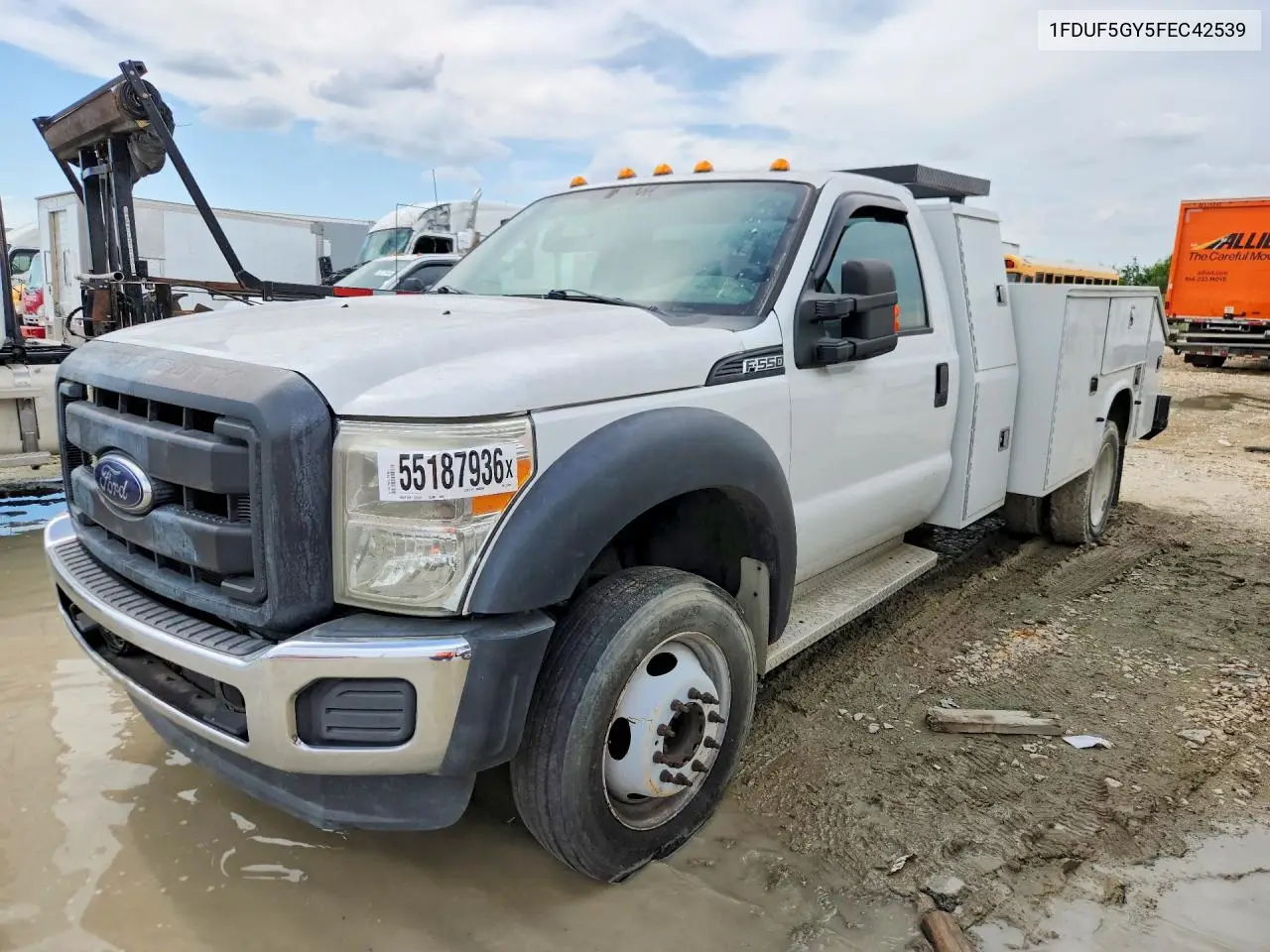 2015 Ford F550 Super Duty VIN: 1FDUF5GY5FEC42539 Lot: 55187936