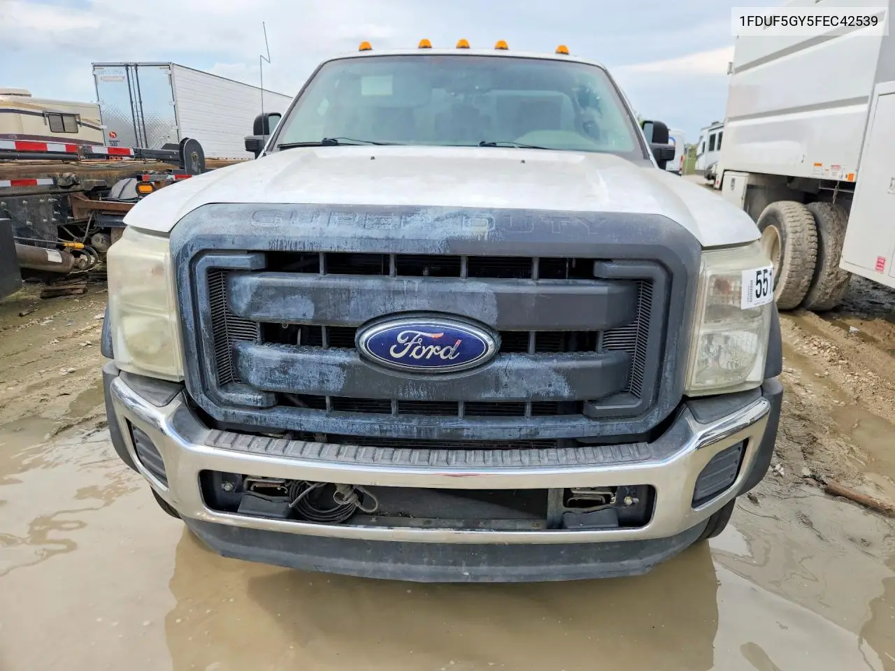 2015 Ford F550 Super Duty VIN: 1FDUF5GY5FEC42539 Lot: 55187936
