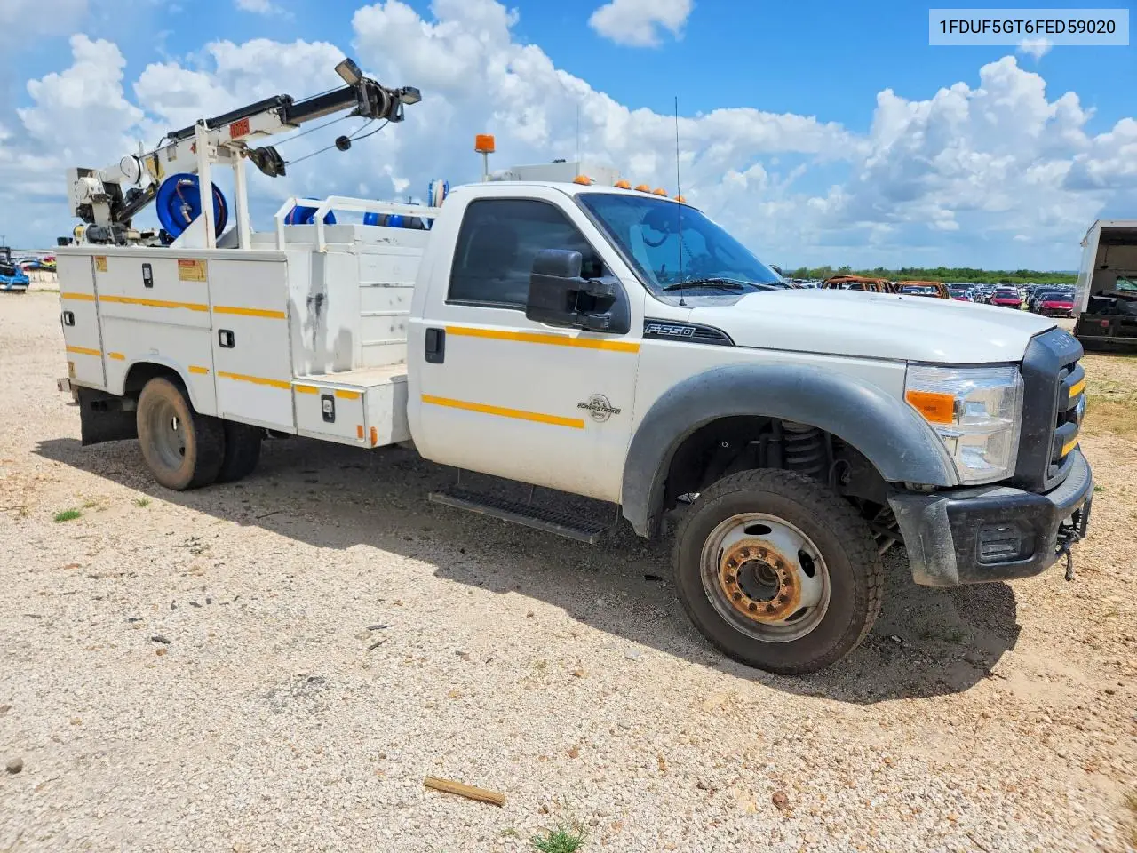 2015 Ford F550 Super Duty VIN: 1FDUF5GT6FED59020 Lot: 55788466