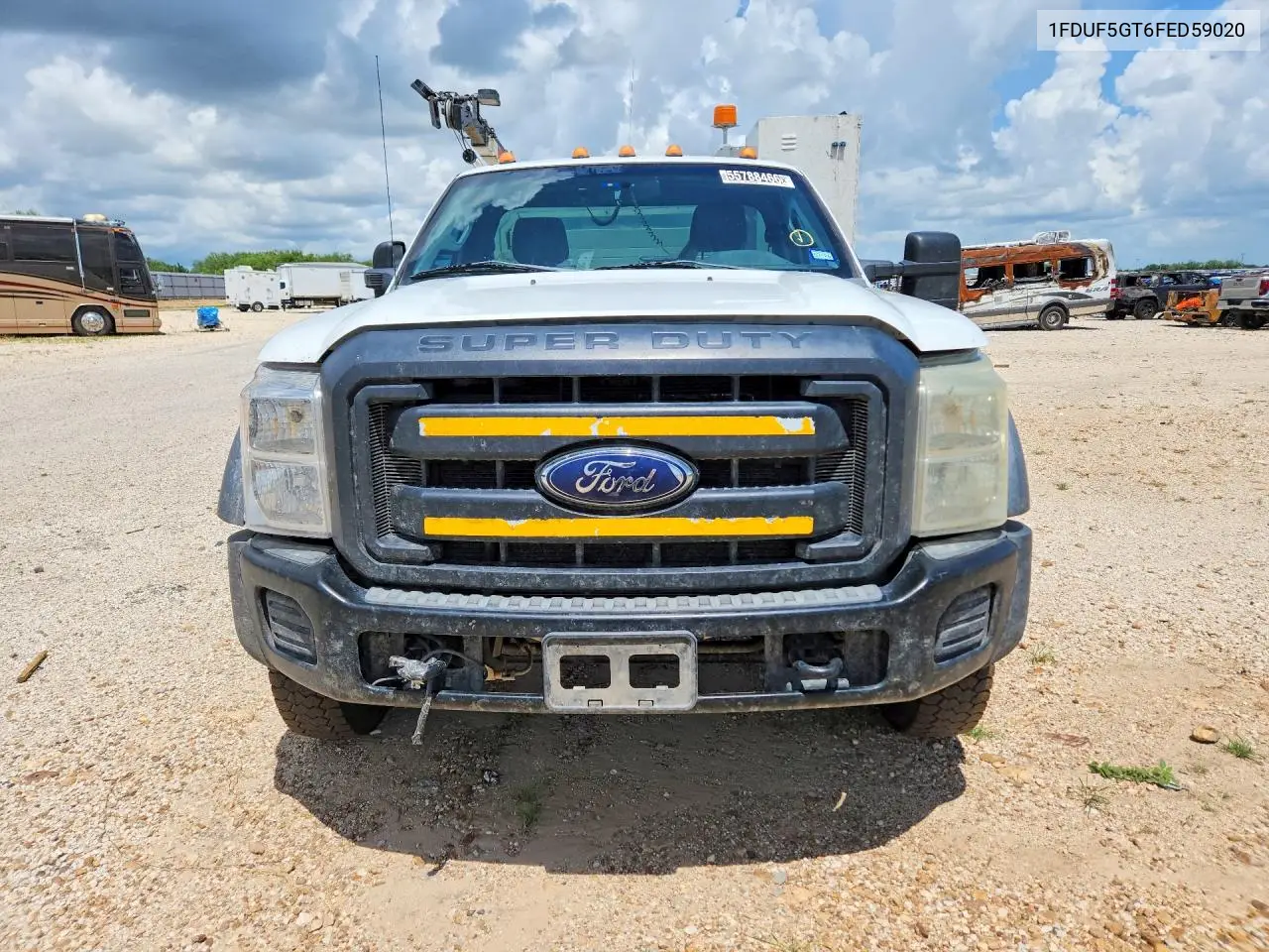 2015 Ford F550 Super Duty VIN: 1FDUF5GT6FED59020 Lot: 55788466