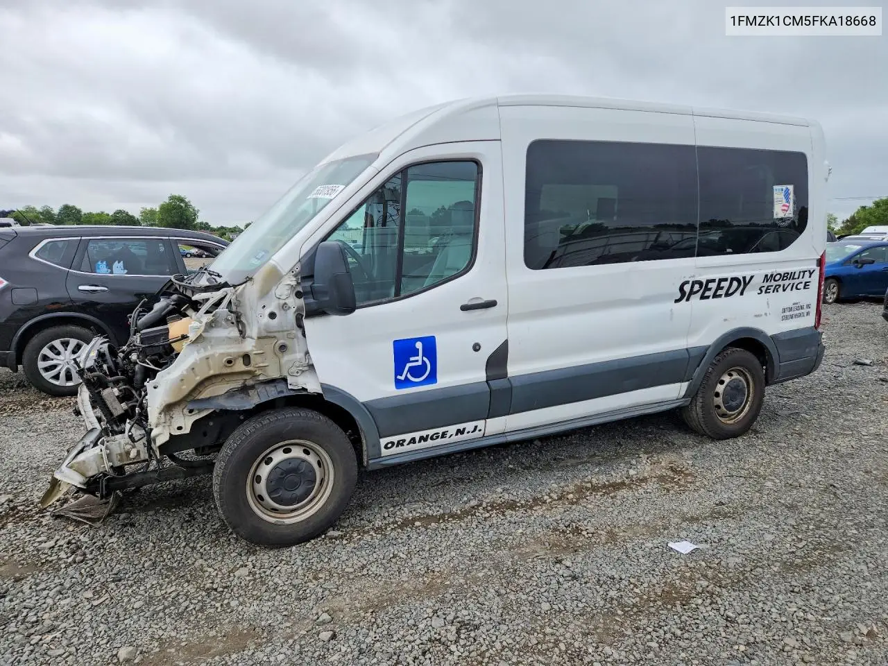 2015 Ford Transit T-150 VIN: 1FMZK1CM5FKA18668 Lot: 56301956