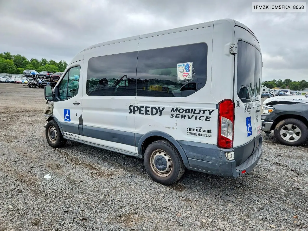 2015 Ford Transit T-150 VIN: 1FMZK1CM5FKA18668 Lot: 56301956