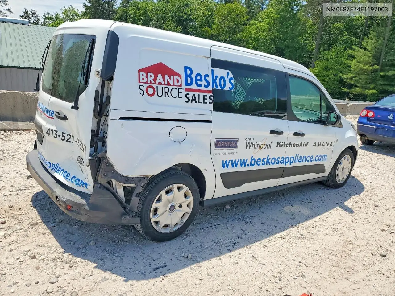 2015 Ford Transit Connect Xl VIN: NM0LS7E74F1197003 Lot: 56570606
