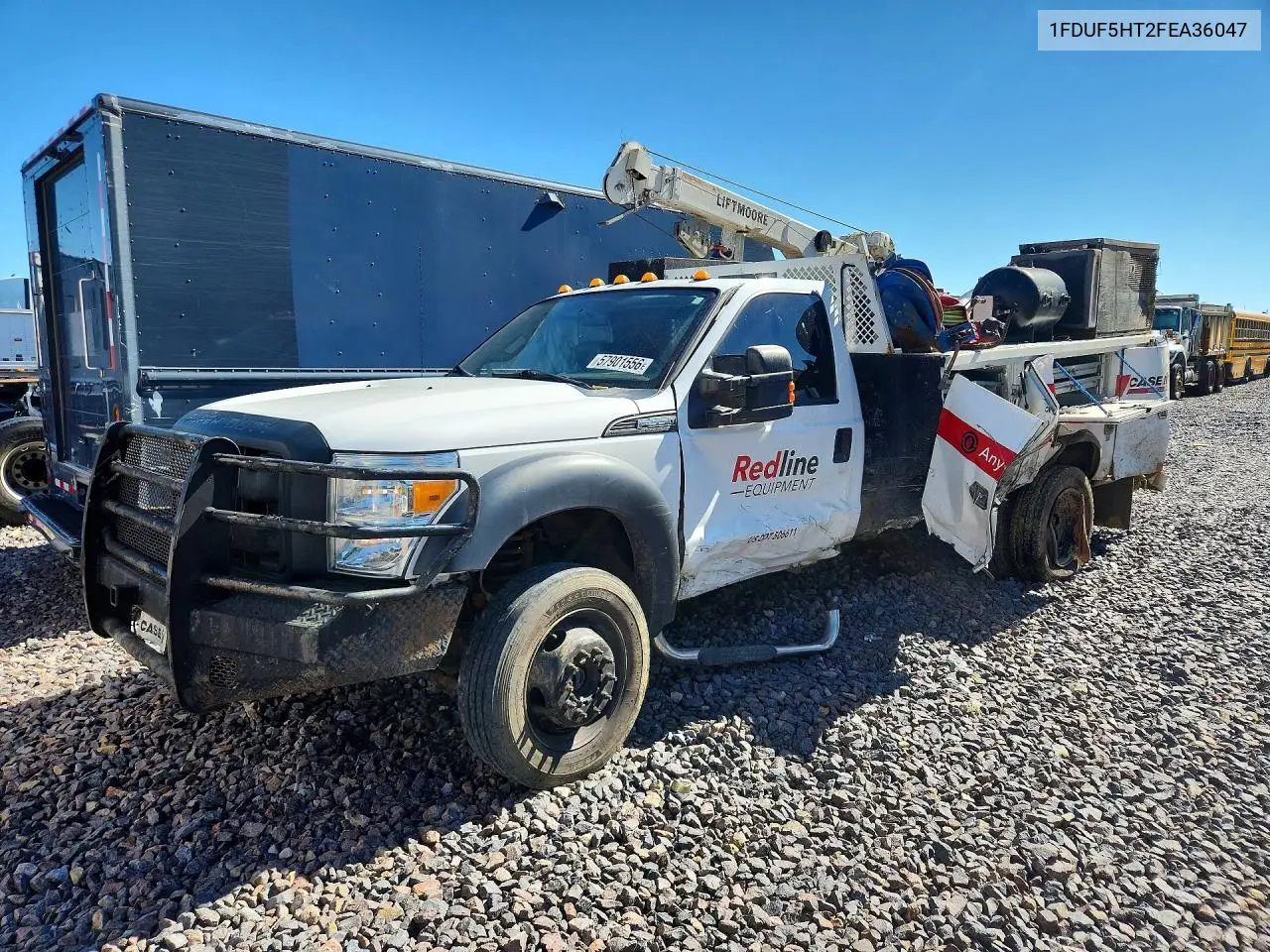 2015 Ford F550 Super Duty VIN: 1FDUF5HT2FEA36047 Lot: 57901556