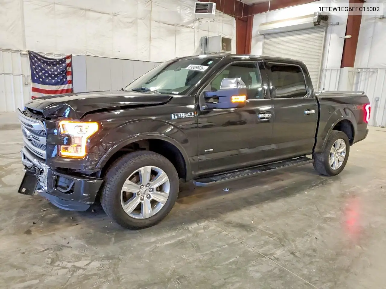 2015 Ford F150 Supercrew VIN: 1FTEW1EG6FFC15002 Lot: 59989626