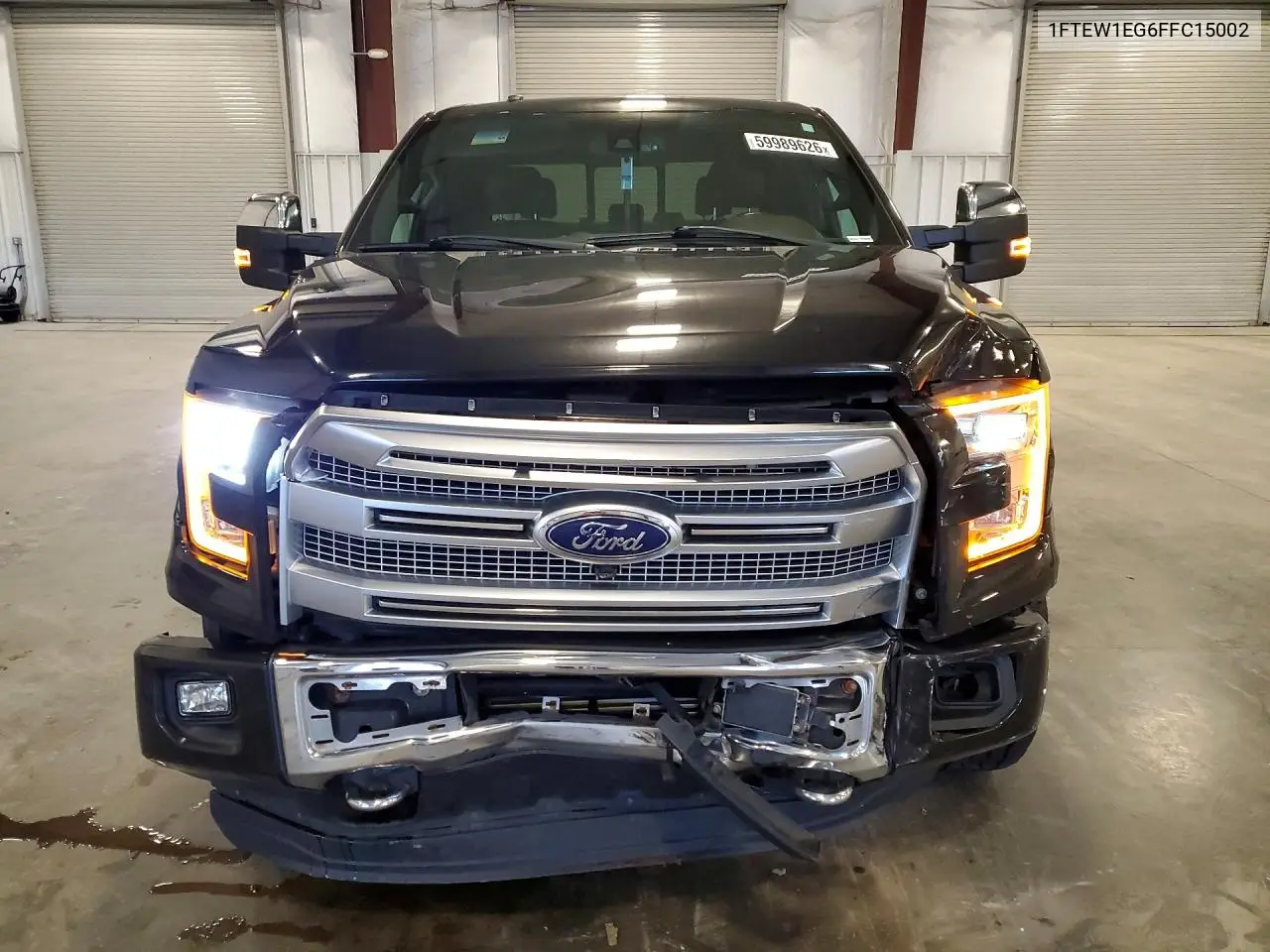 2015 Ford F150 Supercrew VIN: 1FTEW1EG6FFC15002 Lot: 59989626