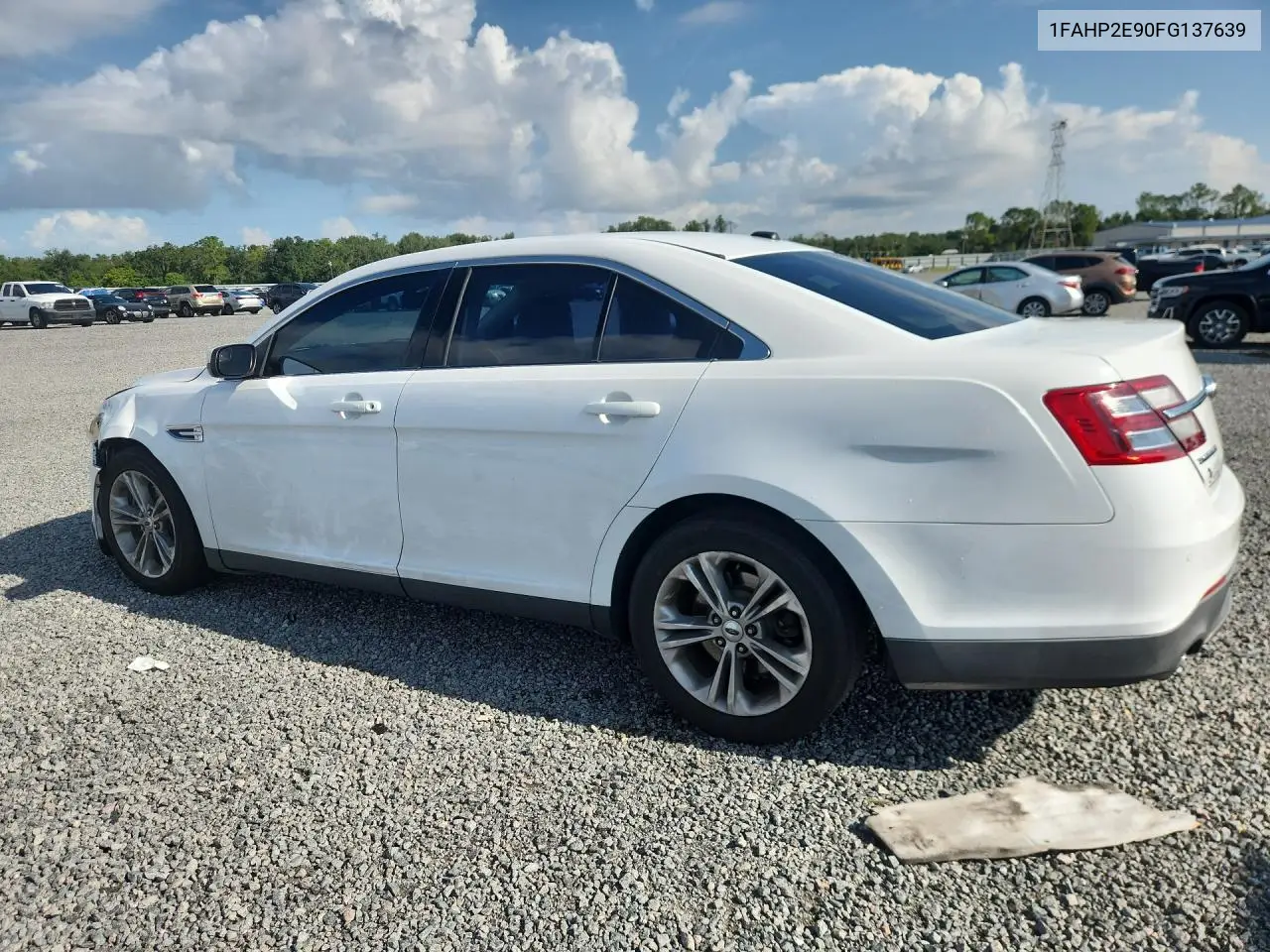 2015 Ford Taurus Sel VIN: 1FAHP2E90FG137639 Lot: 60214686