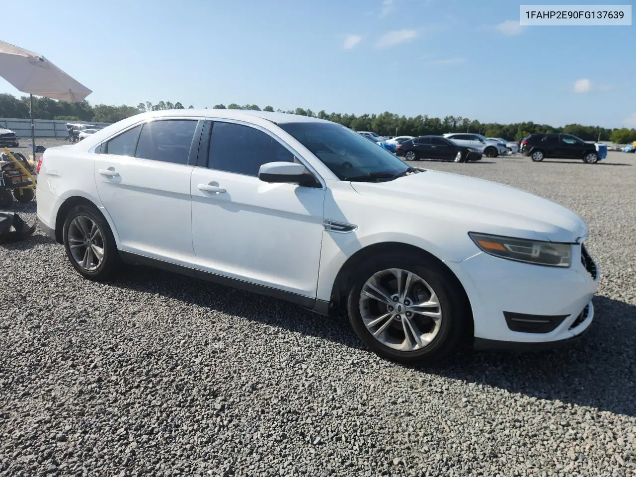 2015 Ford Taurus Sel VIN: 1FAHP2E90FG137639 Lot: 60214686