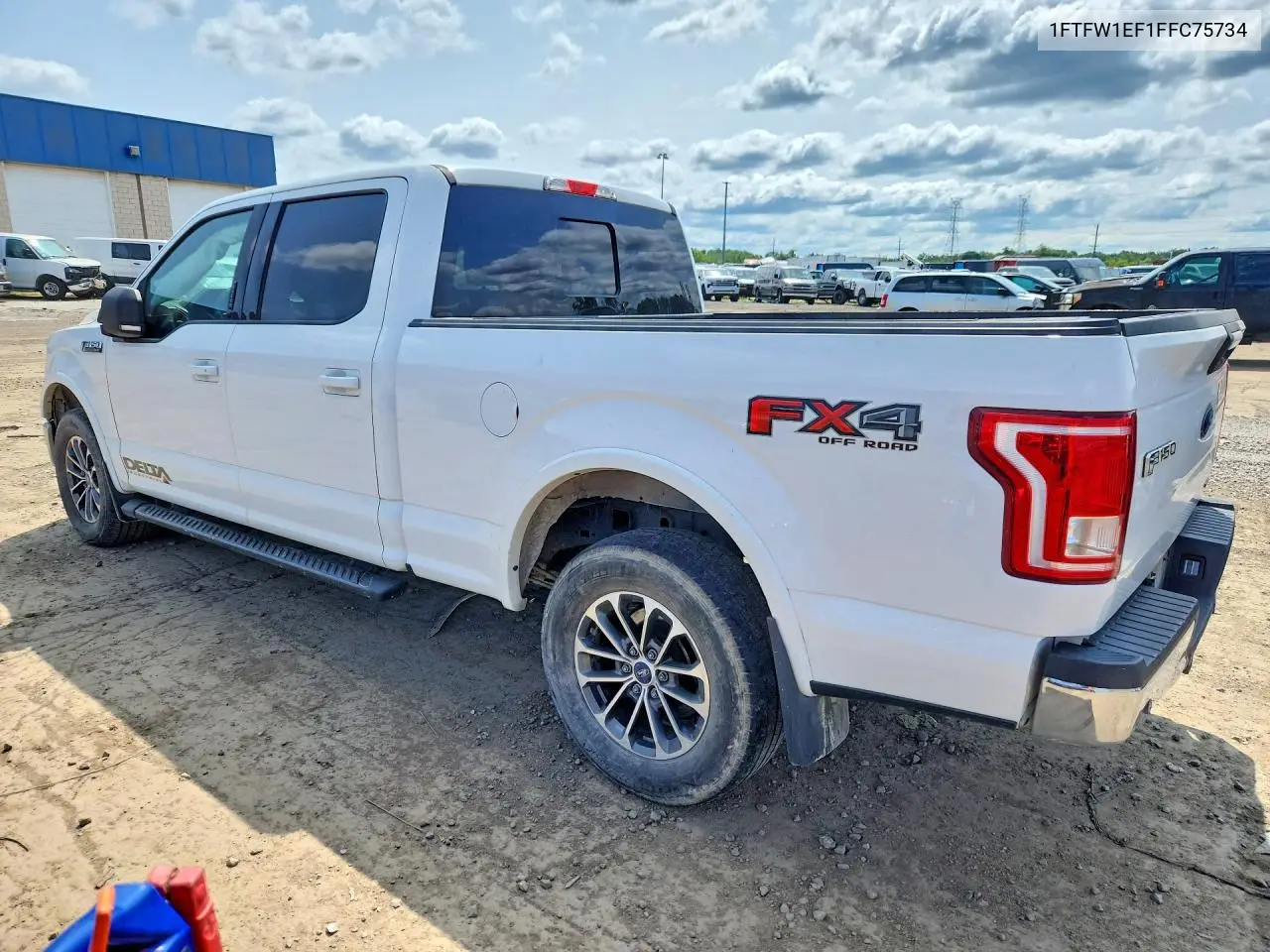 2015 Ford F150 Supercrew VIN: 1FTFW1EF1FFC75734 Lot: 61385956