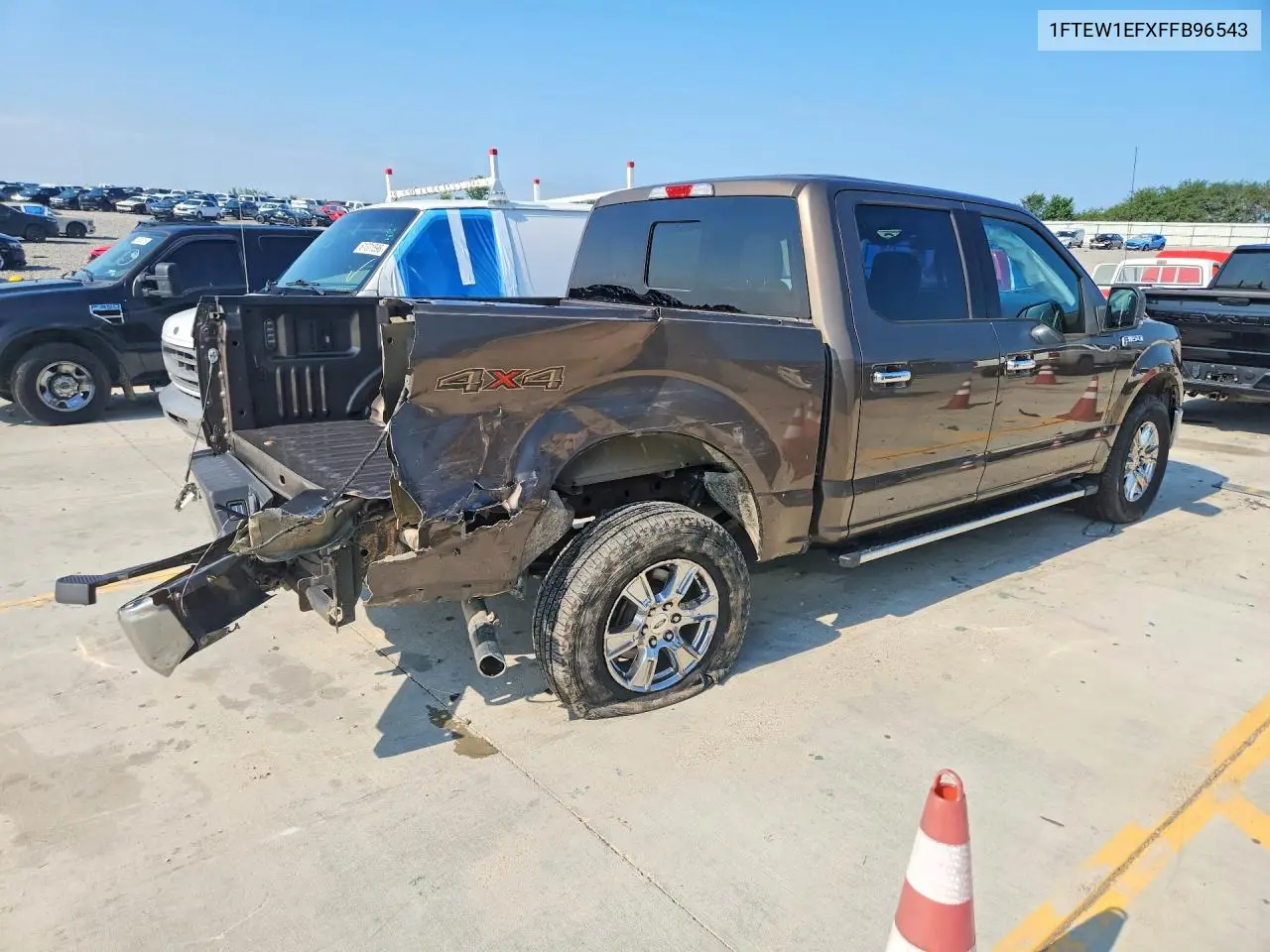 2015 Ford F150Xlt VIN: 1FTEW1EFXFFB96543 Lot: 61704716