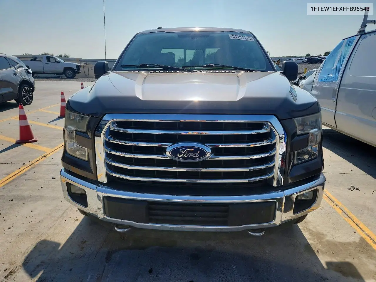 2015 Ford F150Xlt VIN: 1FTEW1EFXFFB96543 Lot: 61704716