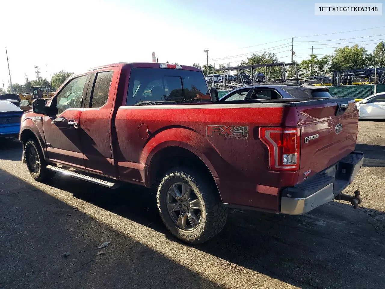 2015 Ford F150 Super Cab VIN: 1FTFX1EG1FKE63148 Lot: 62090416