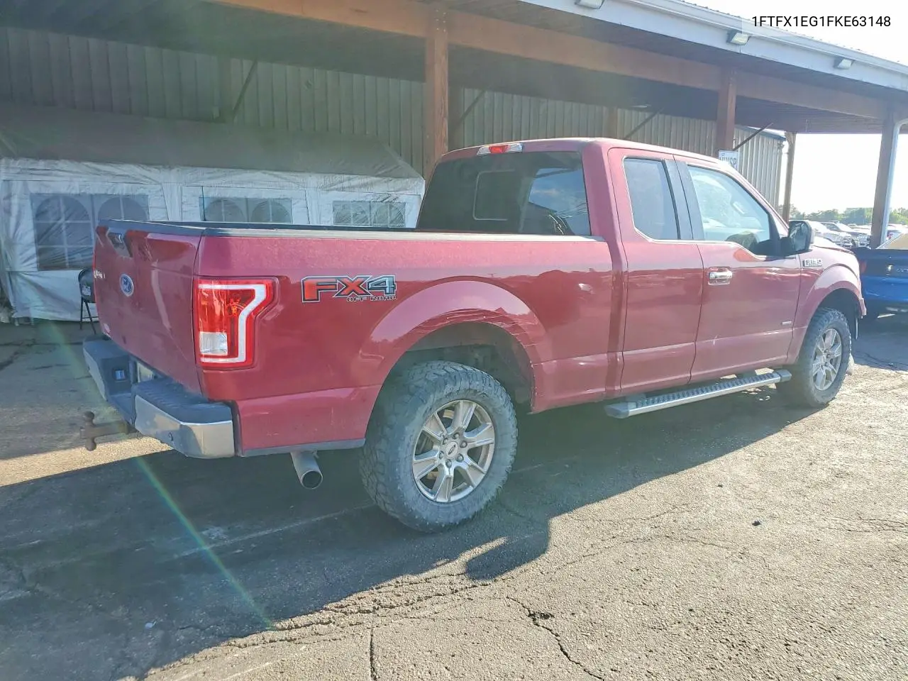 2015 Ford F150 Super Cab VIN: 1FTFX1EG1FKE63148 Lot: 62090416