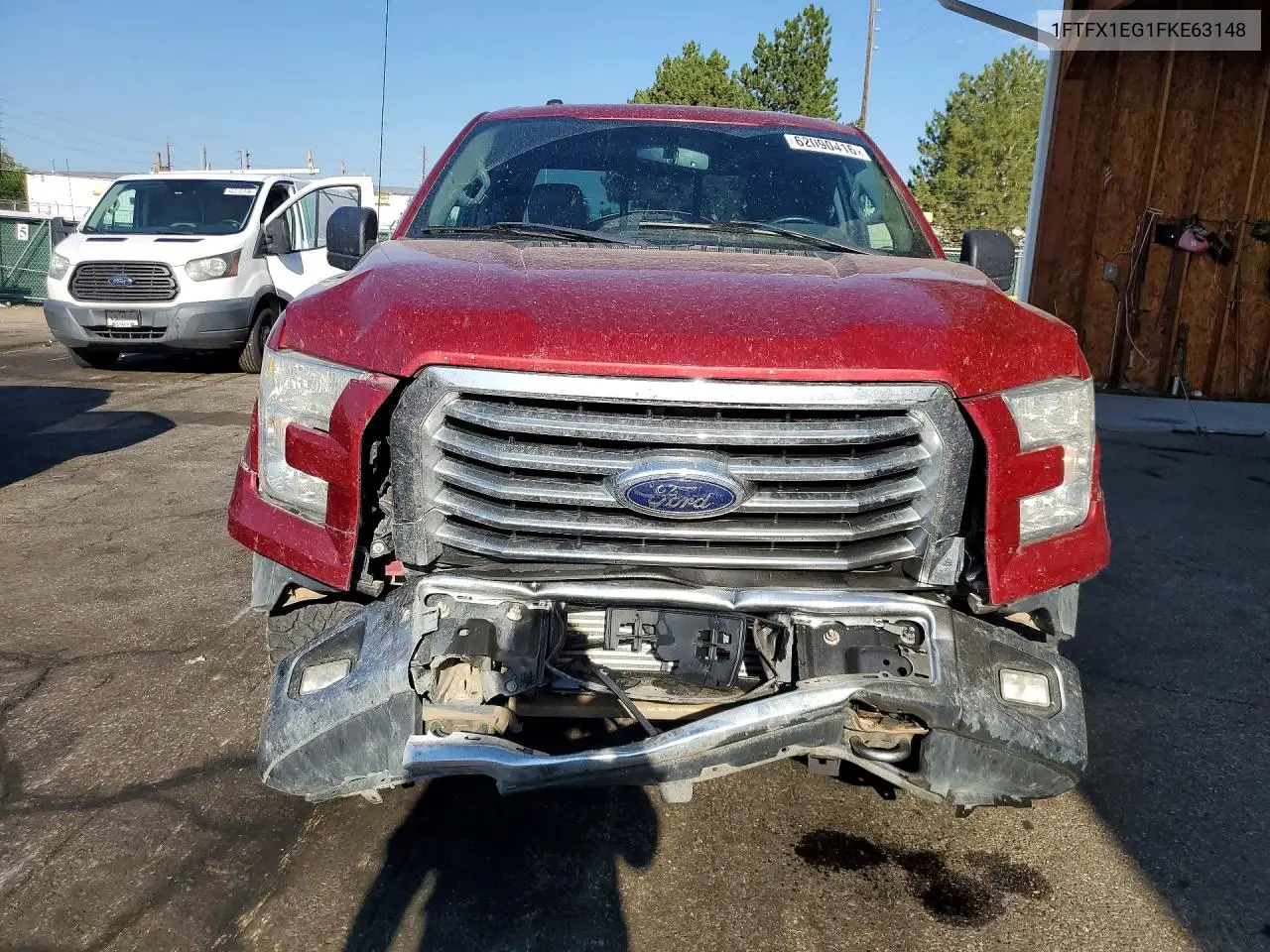 2015 Ford F150 Super Cab VIN: 1FTFX1EG1FKE63148 Lot: 62090416