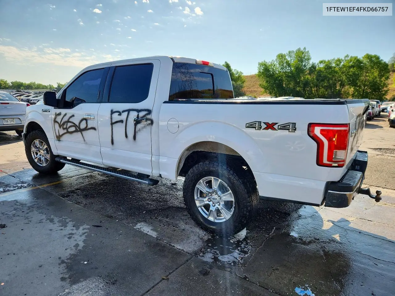 2015 Ford F150 Supercrew VIN: 1FTEW1EF4FKD66757 Lot: 62137186