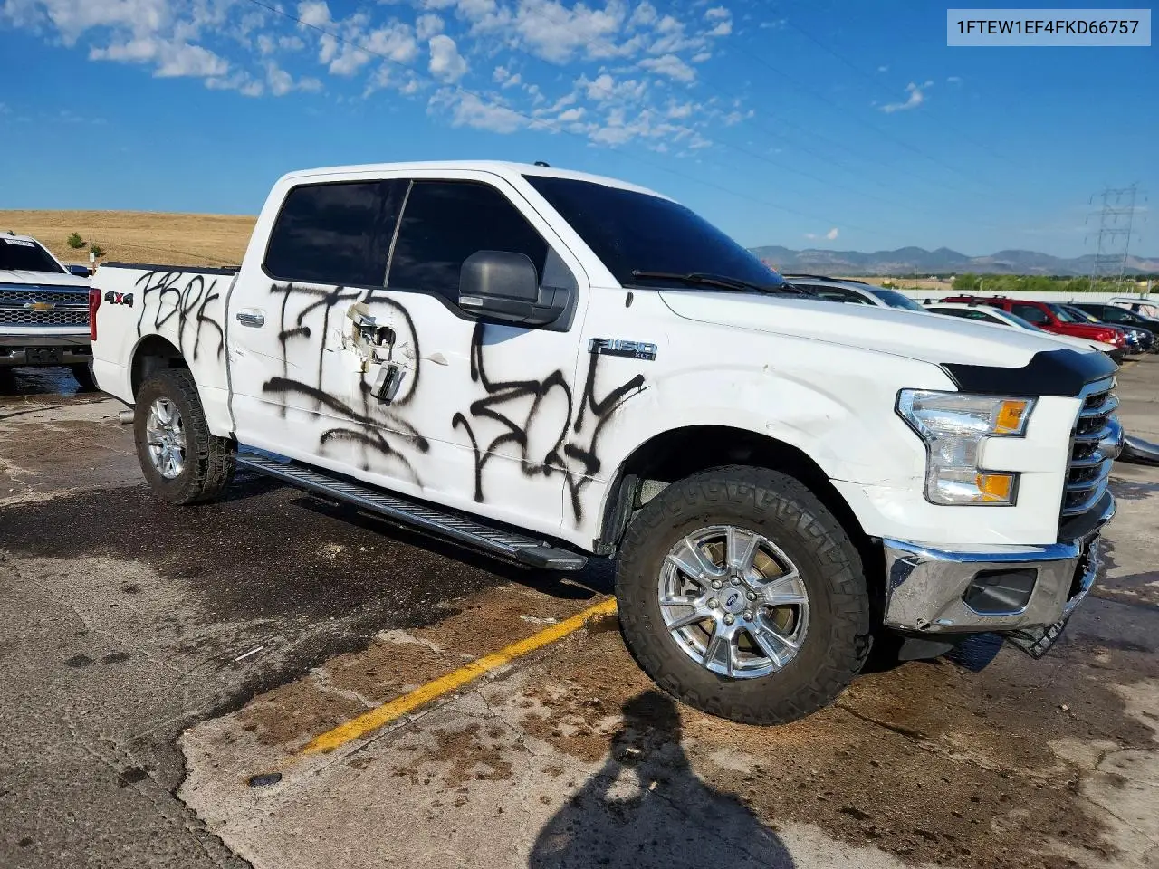 2015 Ford F150 Supercrew VIN: 1FTEW1EF4FKD66757 Lot: 62137186