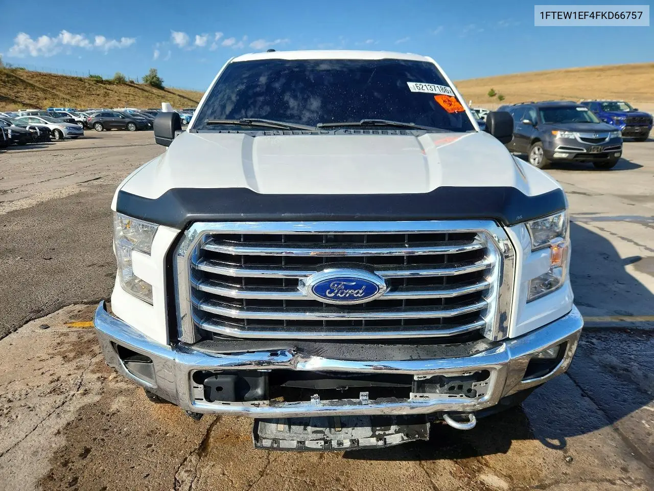 2015 Ford F150 Supercrew VIN: 1FTEW1EF4FKD66757 Lot: 62137186