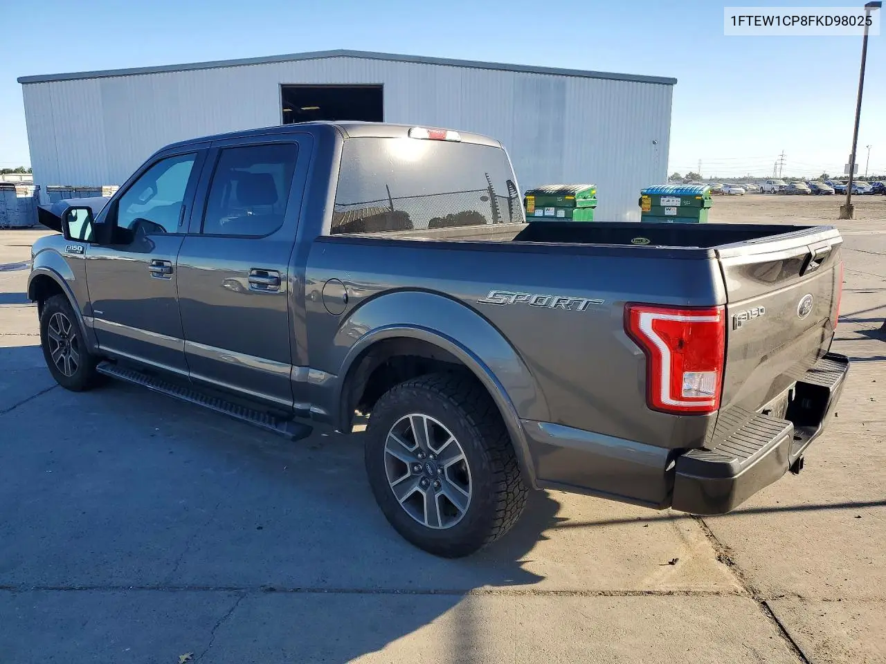 2015 Ford F150 Supercrew VIN: 1FTEW1CP8FKD98025 Lot: 62295766