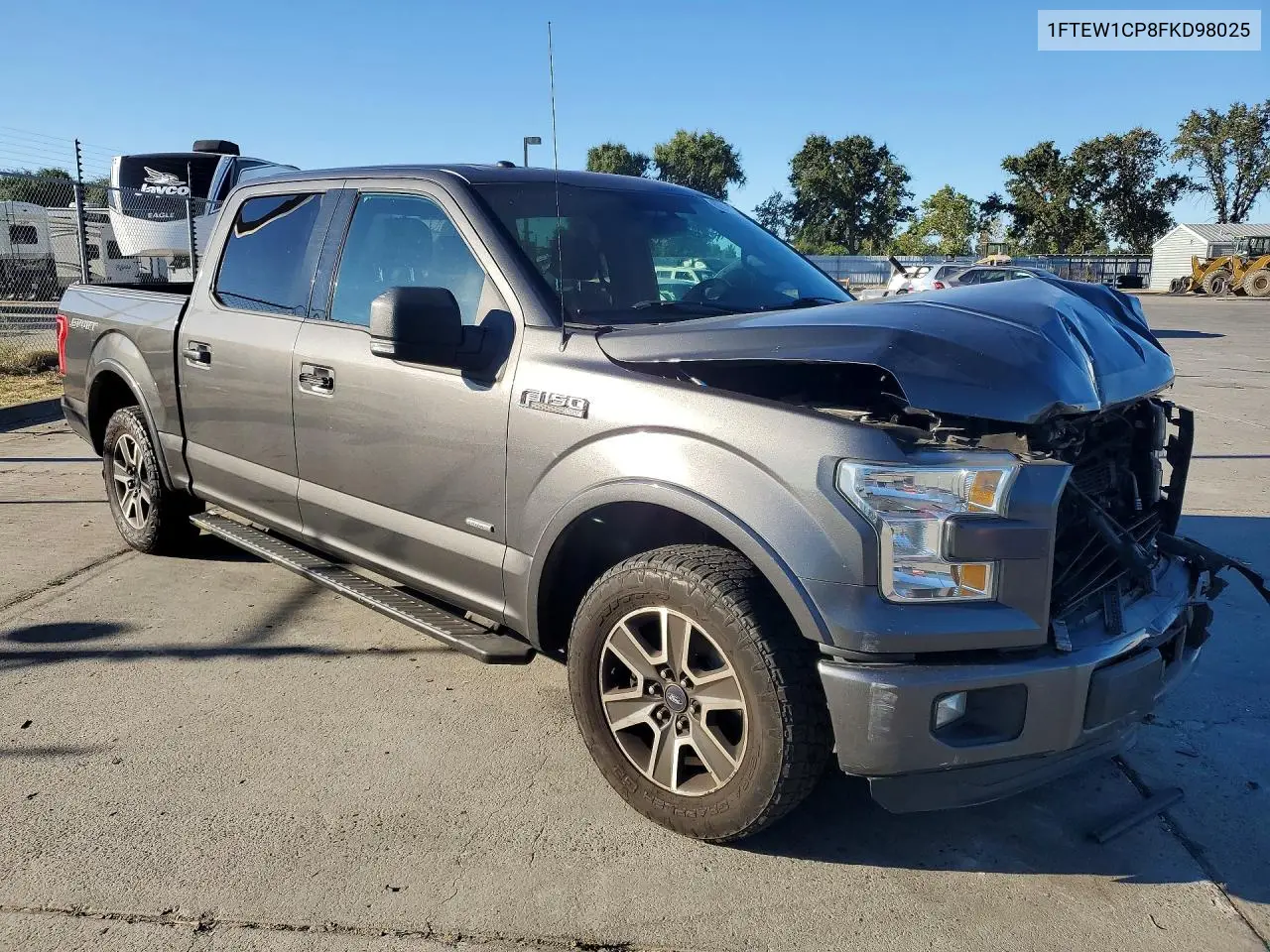2015 Ford F150 Supercrew VIN: 1FTEW1CP8FKD98025 Lot: 62295766