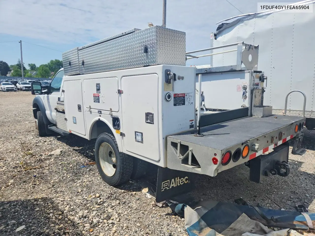 2015 Ford F450 Super Duty Bucket Truck VIN: 1FDUF4GY1FEA65904 Lot: 74434385