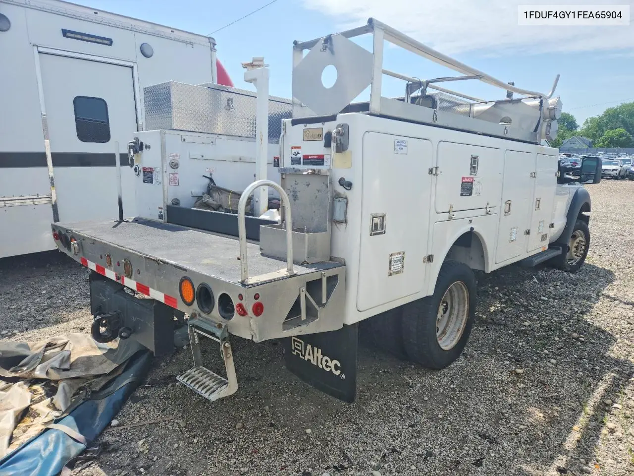2015 Ford F450 Super Duty Bucket Truck VIN: 1FDUF4GY1FEA65904 Lot: 74434385