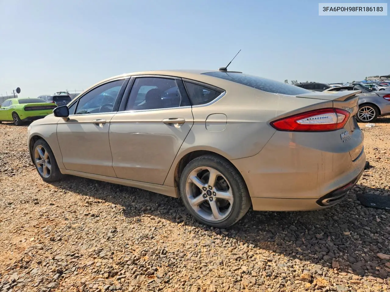 2015 Ford Fusion Se VIN: 3FA6P0H98FR186183 Lot: 85991905