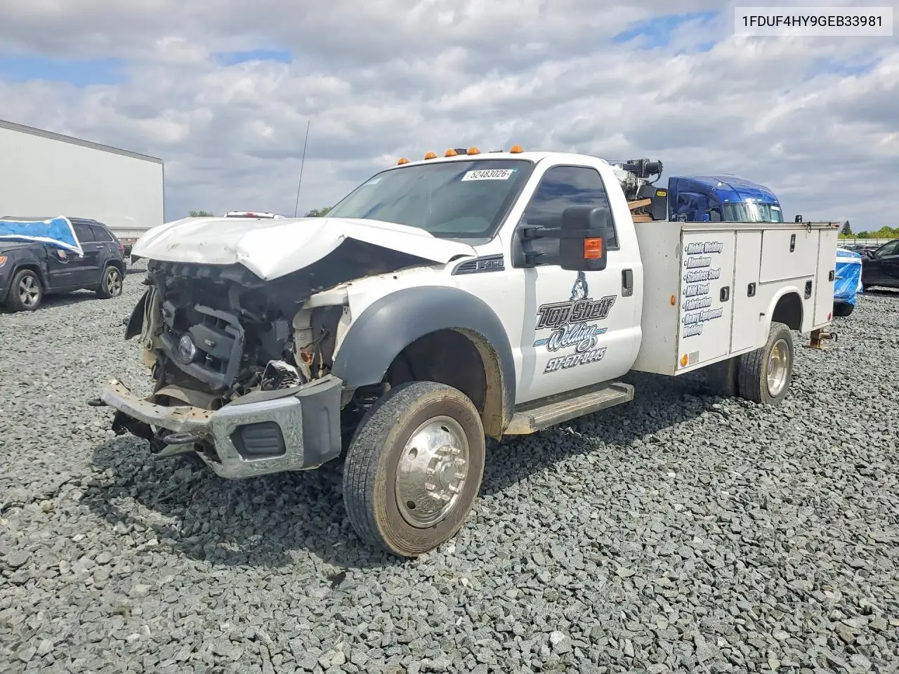 2016 Ford F450 Super Duty VIN: 1FDUF4HY9GEB33981 Lot: 52483026