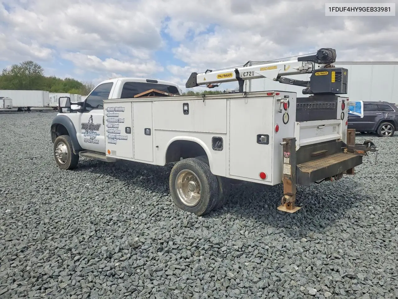 2016 Ford F450 Super Duty VIN: 1FDUF4HY9GEB33981 Lot: 52483026