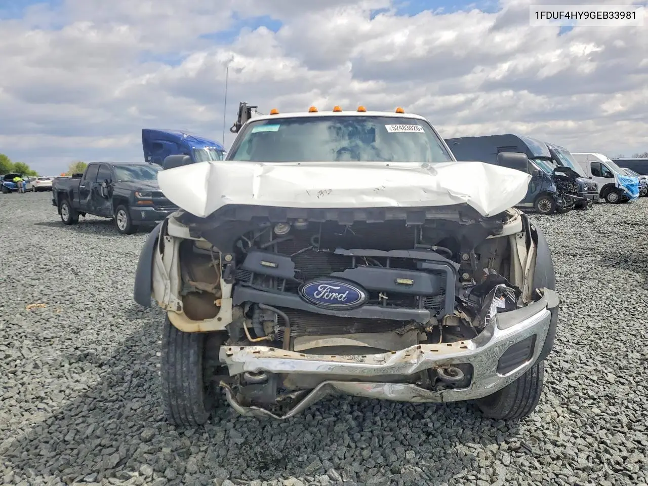 2016 Ford F450 Super Duty VIN: 1FDUF4HY9GEB33981 Lot: 52483026