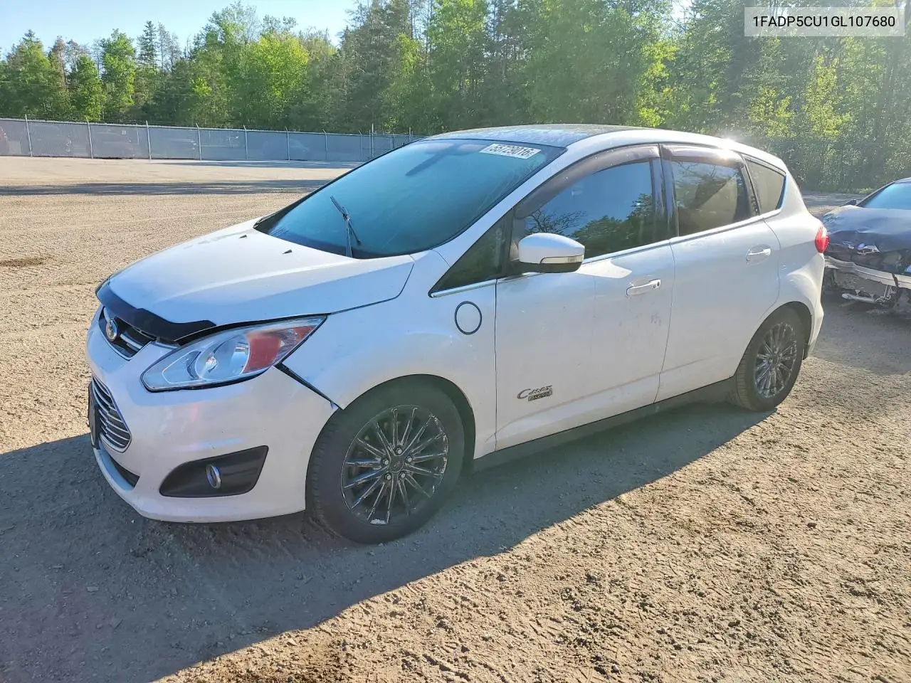 2016 Ford C-Max Premium Sel VIN: 1FADP5CU1GL107680 Lot: 55729016
