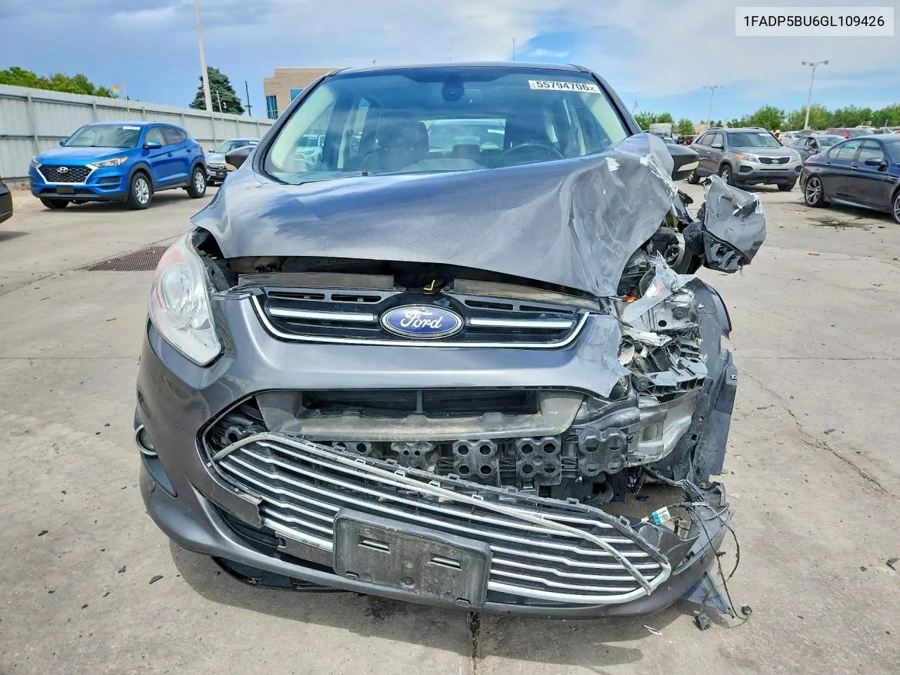 2016 Ford C-Max Sel VIN: 1FADP5BU6GL109426 Lot: 55794706