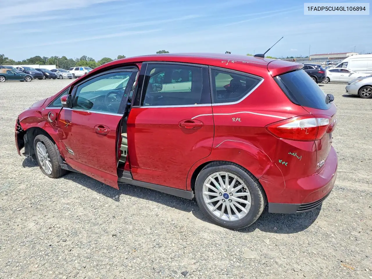 2016 Ford C-Max Premium Sel VIN: 1FADP5CU4GL106894 Lot: 55807626
