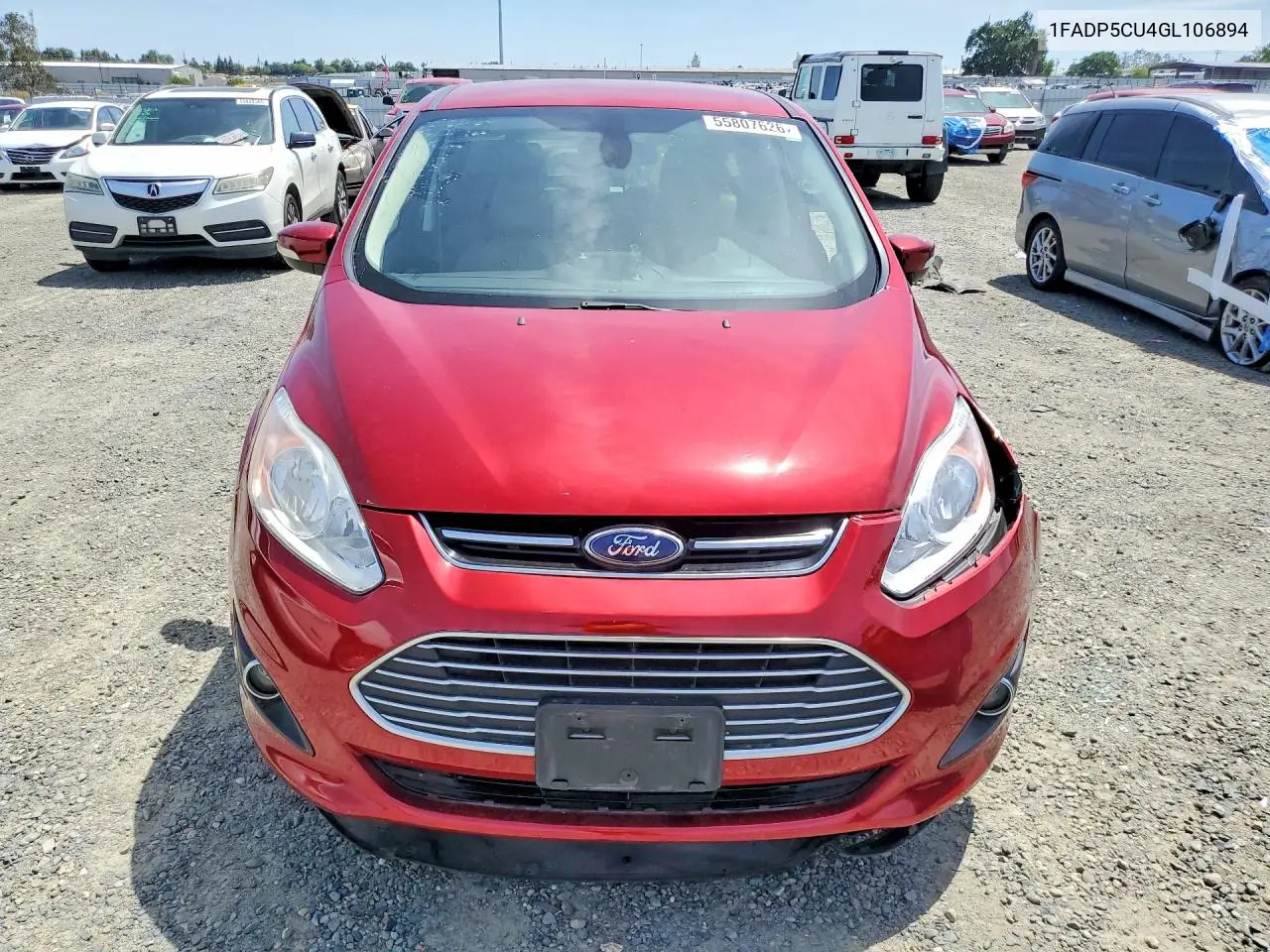 2016 Ford C-Max Premium Sel VIN: 1FADP5CU4GL106894 Lot: 55807626