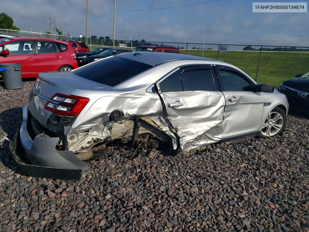 2016 Ford Taurus Sel VIN: 1FAHP2H80GG134874 Lot: 56492226