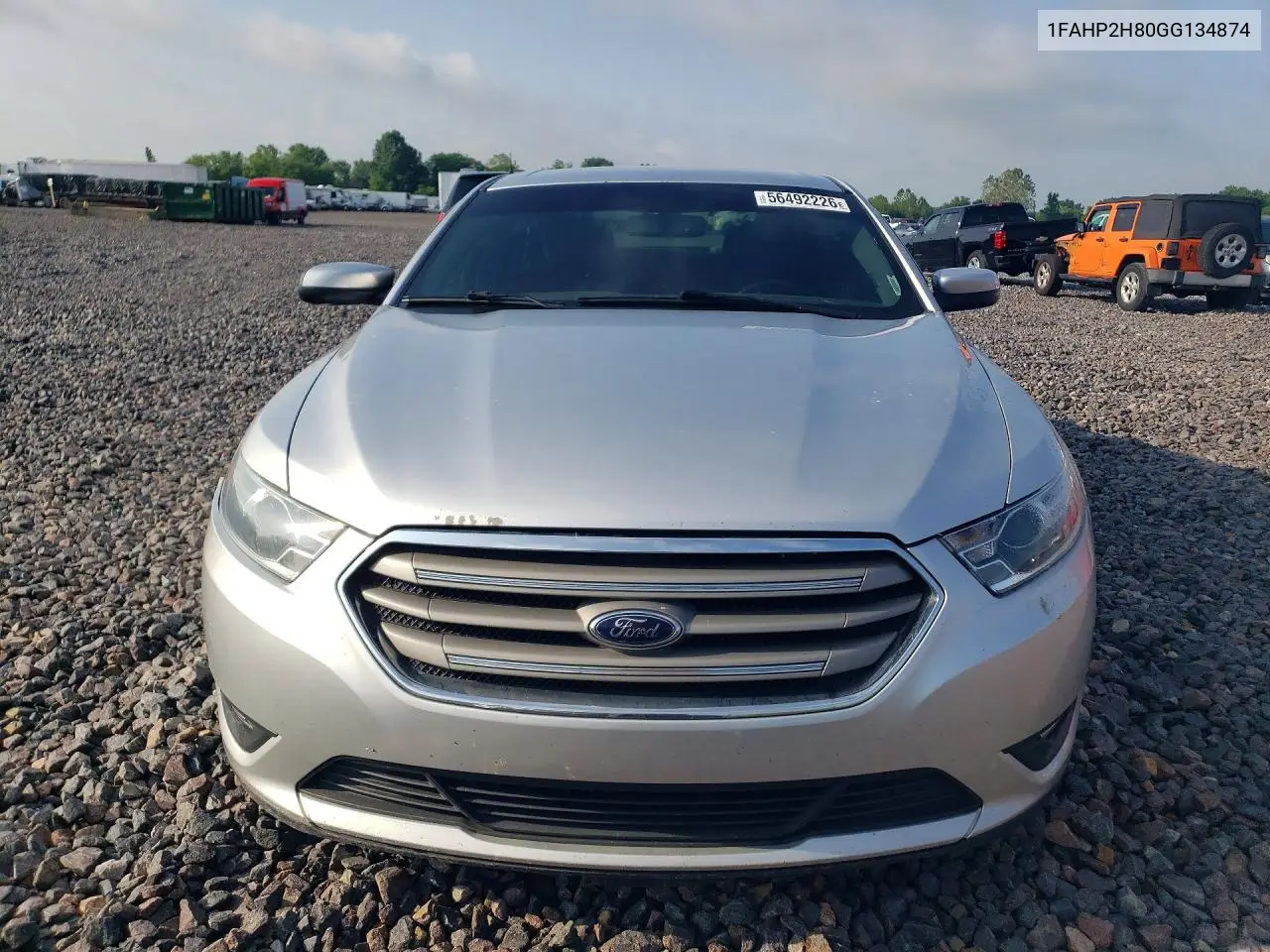 2016 Ford Taurus Sel VIN: 1FAHP2H80GG134874 Lot: 56492226
