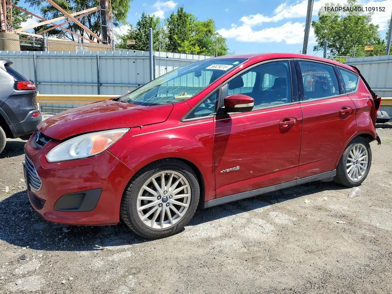 2016 Ford Cmax VIN: 1FADP5AU4GL109152 Lot: 56829016