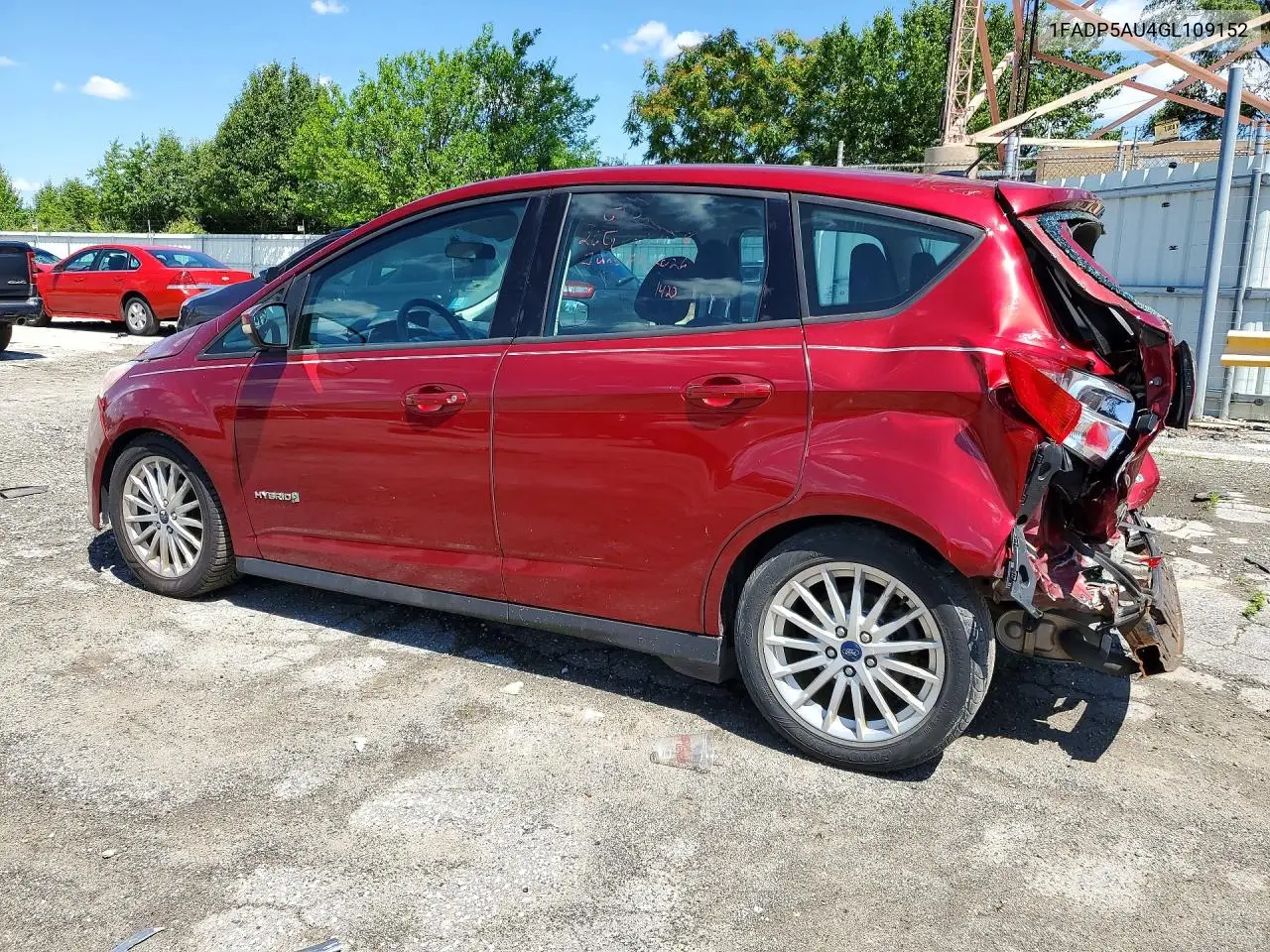 2016 Ford Cmax VIN: 1FADP5AU4GL109152 Lot: 56829016