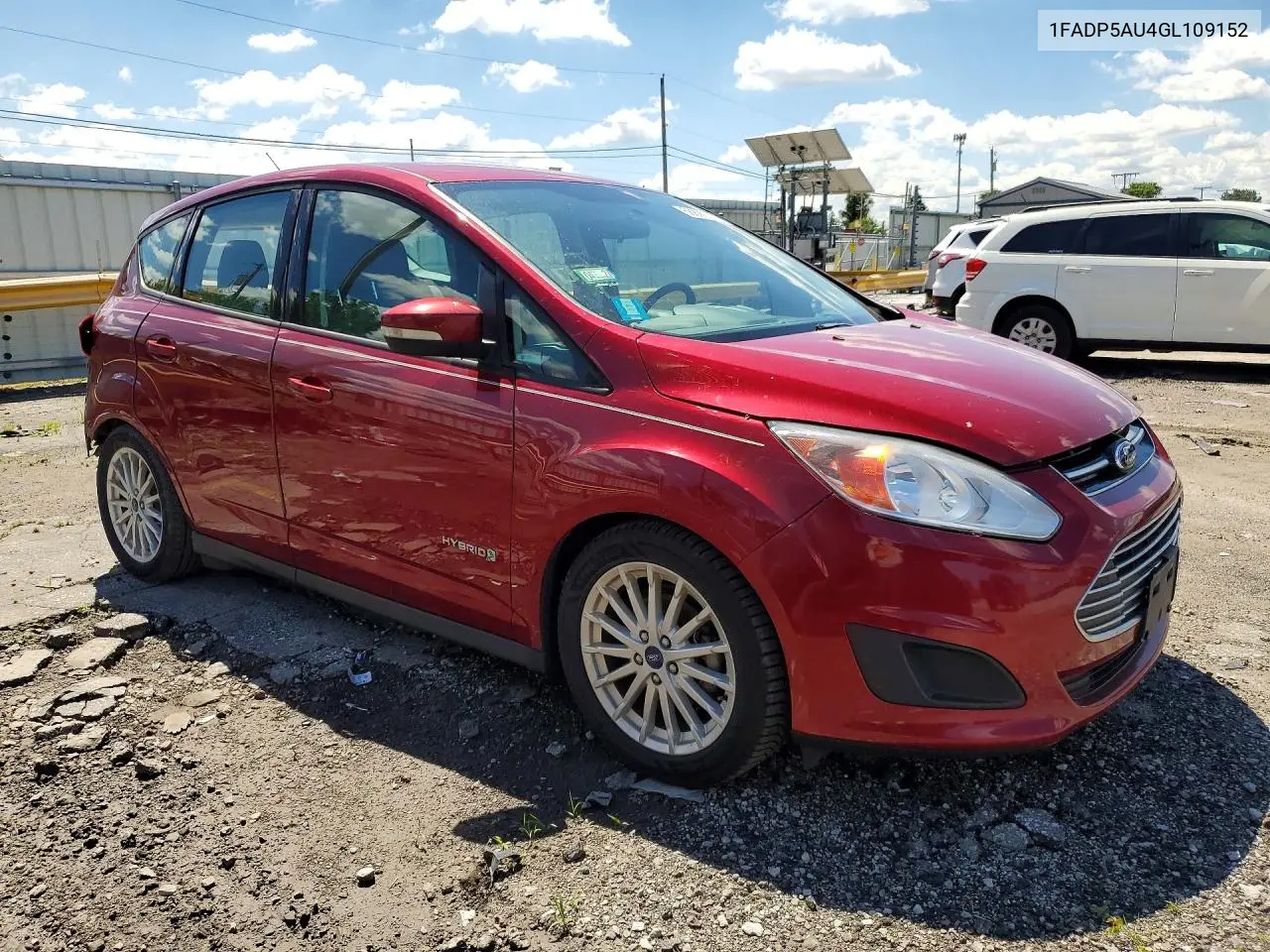 2016 Ford Cmax VIN: 1FADP5AU4GL109152 Lot: 56829016