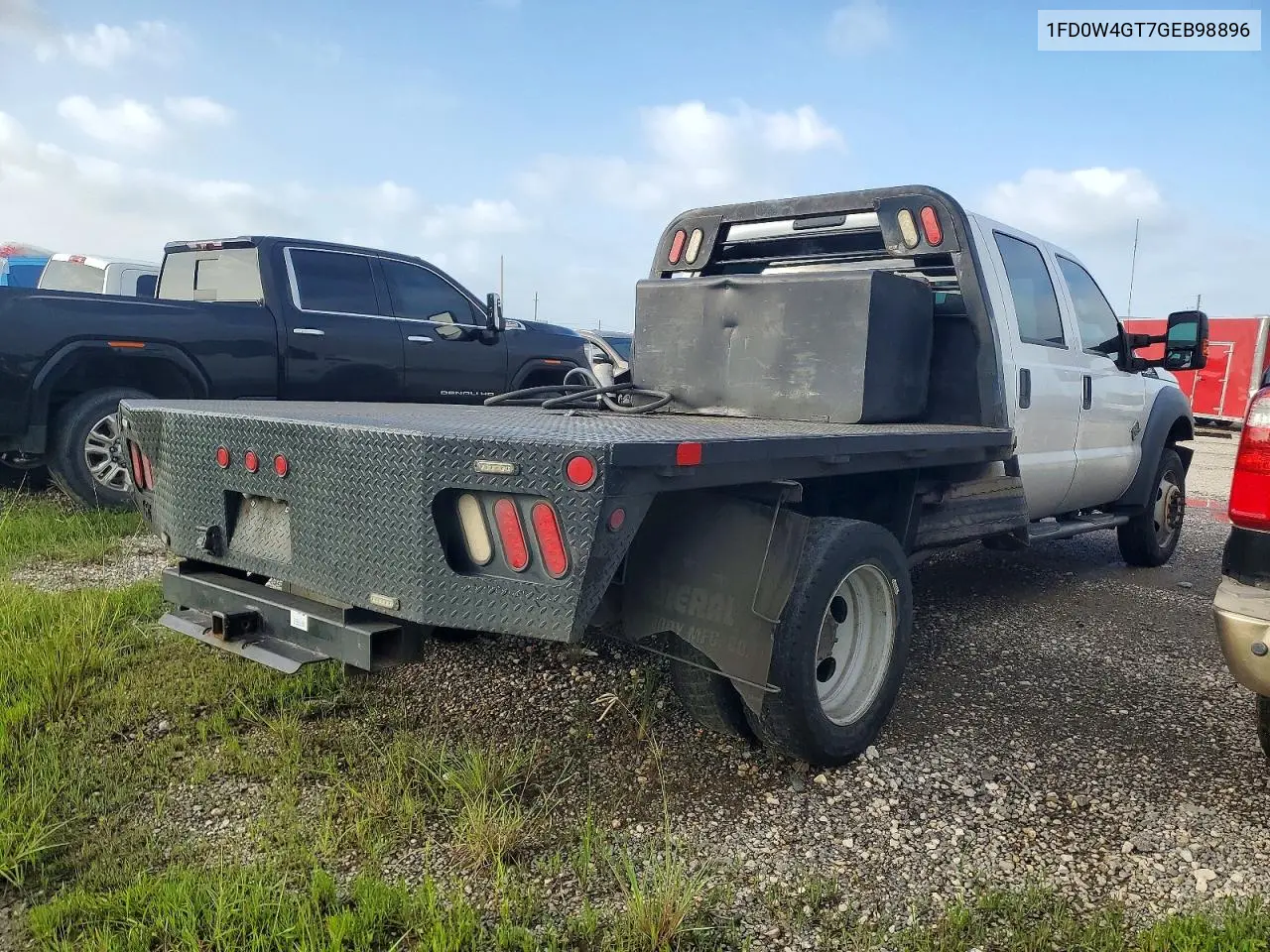 2016 Ford F450 Super VIN: 1FD0W4GT7GEB98896 Lot: 57343916
