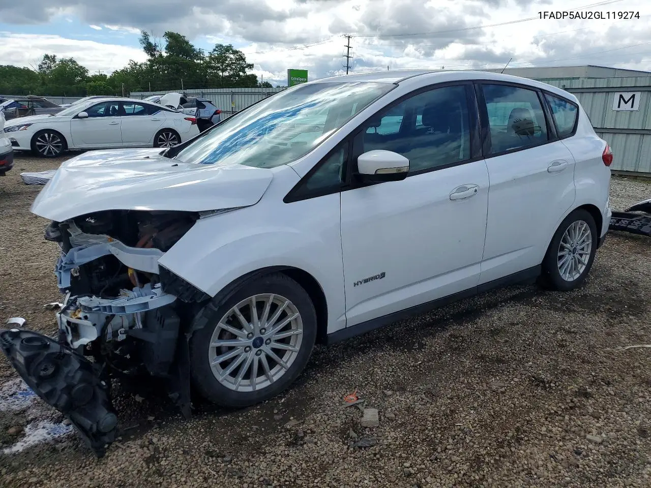 2016 Ford C-Max Se VIN: 1FADP5AU2GL119274 Lot: 57859076