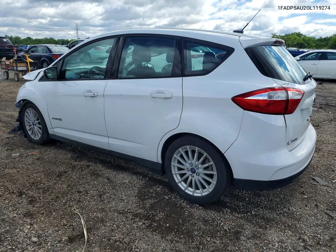 2016 Ford C-Max Se VIN: 1FADP5AU2GL119274 Lot: 57859076